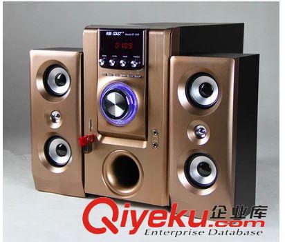 多媒體音箱 韓國現(xiàn)代HY-205 2.1多媒體音箱低音炮電腦音響家庭K歌音響插卡USB