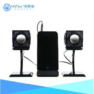 屁顛蟲HIFI音箱 屁顛蟲072透明音箱四聲道3D音效USB供電精致迷你音箱