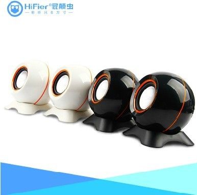 屁顛蟲先科電腦音箱 屁顛蟲038七仔 筆記本電腦2.0小音箱 USB迷你彩色音響 zp包郵