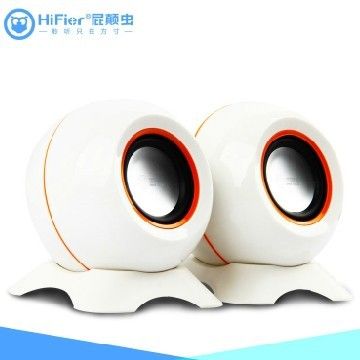 屁顛蟲先科電腦音箱 屁顛蟲038七仔 筆記本電腦2.0小音箱 USB迷你彩色音響原始圖片3
