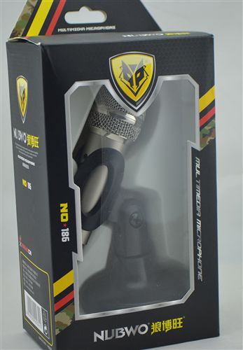 電腦耳機(jī) 狼博旺NO-186電腦話筒 雙mi 電容麥克風(fēng)狼博旺麥克風(fēng)原始圖片3
