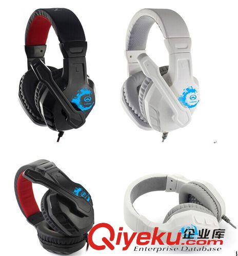 電腦耳機 樂普士-2008 游戲耳機 頭戴式 電腦游戲耳機語音帶麥克風原始圖片2
