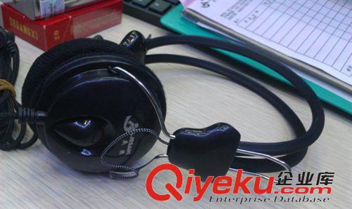 杰強品牌系列 杰強耳機工廠價直銷帶麥電網吧辦公808帶包耳機電腦耗材批發網特原始圖片3