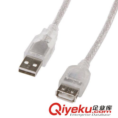 線材 轉接線 轉接頭 3米USB2.0高速傳輸半透明延長線 usb轉接線 電腦usb連接線原始圖片2