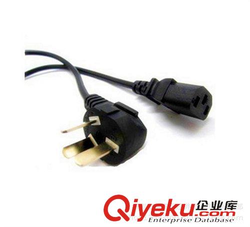 線材 轉接線 轉接頭 1.5米0.75國標電腦主機電源連接線黑色電源線