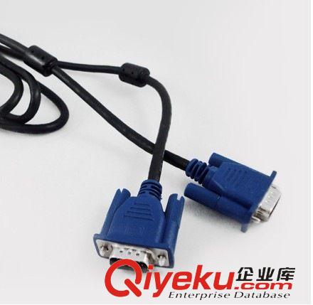 線材 轉接線 轉接頭 VGA顯示器線電源線材廠家批發直銷 1.5M3+2雙磁環電腦相關用品原始圖片2