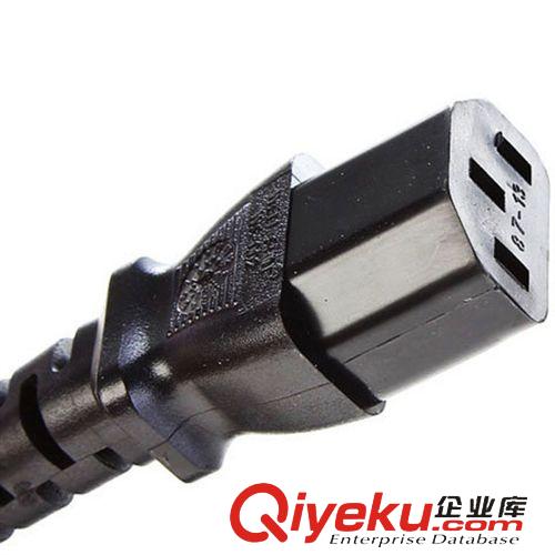 線材 轉接線 轉接頭 1.8米0.75直插國標電腦主機電源連接線黑色電源線原始圖片2