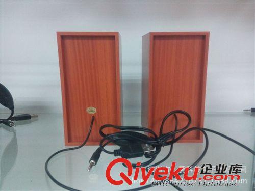 USB電腦小音響 天天限量購 電腦音箱 2.0多媒體電腦木質有源音箱 筆記本音箱原始圖片2