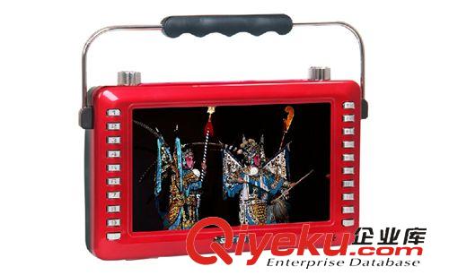 先科擴(kuò)音器 先科7寸視頻機(jī)擴(kuò)音器 老人看戲機(jī)大功率帶屏唱戲多功能插卡收音機(jī)原始圖片2