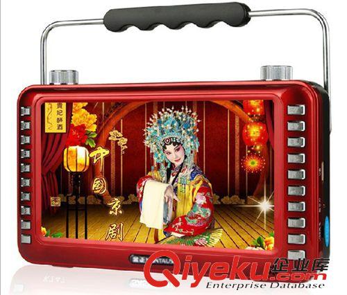 先科擴(kuò)音器 先科7寸視頻機(jī)擴(kuò)音器 老人看戲機(jī)大功率帶屏唱戲多功能插卡收音機(jī)原始圖片3
