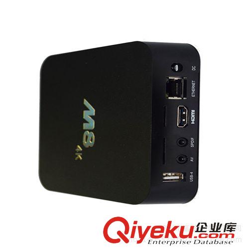 網絡播放器 國外熱銷M8Cortex-A9 R4四核1G+8G安卓智能超高清網絡電視機頂盒原始圖片3