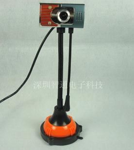 電腦配件 工廠供應酷彩 筆記本/臺式電腦攝像頭 免驅高清 網(wǎng)絡視頻 帶話筒原始圖片3