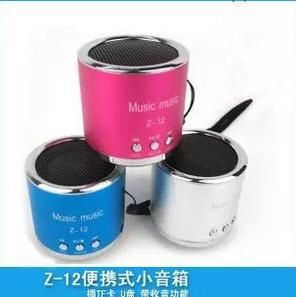 插卡音響 Z12便攜式小音箱插卡迷你小音響手機插耳機收音機MP3播放器低音炮原始圖片2