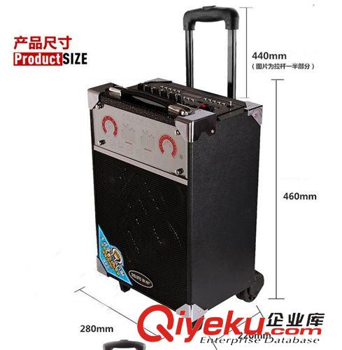 插卡音響 愛歌Q67 廣場舞蹈音響戶外便攜插卡電瓶音箱吉他擴音器可外接電源原始圖片2