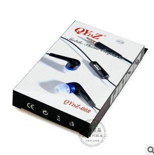 手機耳機 QYDZ008加長頭N95/蘋果三星小米華為三星 線控V5P智能手機入耳機原始圖片2