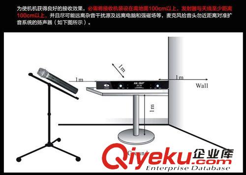 K歌麥克風 AST/先科 OK-04一拖二 無線話筒KTV專用卡拉OK家用無線麥克風原始圖片3