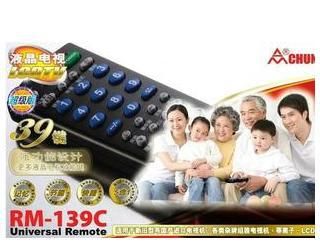 遙控器 zp眾合RM-139C LCDTV{wn}電視遙控器 液晶電視機雜牌電視遙控器原始圖片2