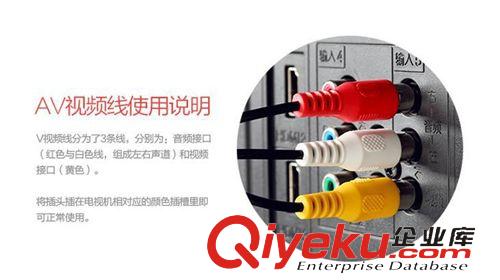 視頻音頻線 3.5公頭轉(zhuǎn)3蓮花頭公線 音頻視頻1分3AV線電視輸出一分三蓮花線原始圖片2