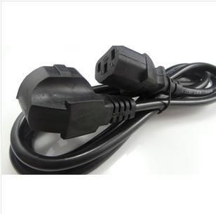 視頻音頻線 批發(fā)加粗 電源線 1.3米電腦電源線 主機電源線 顯示器通用電源線原始圖片2