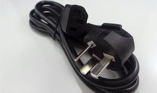 視頻音頻線 批發(fā)加粗 電源線 1.3米電腦電源線 主機電源線 顯示器通用電源線原始圖片3