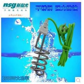熱得快電熱棒 zp不銹鋼新韶光熱得快/F7電熱管/2500W大功率燒水器/家用燒水棒
