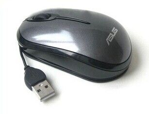 鼠標(biāo) 廠家直銷 華碩雅致繞線鼠標(biāo)USB有線光電鼠標(biāo) 筆記本繞線鼠標(biāo)