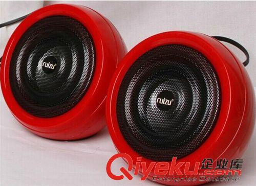 小音箱（走量） 新款zp瑞族RS-910小音箱 迷你USB2.0重低音圓形音響原始圖片2