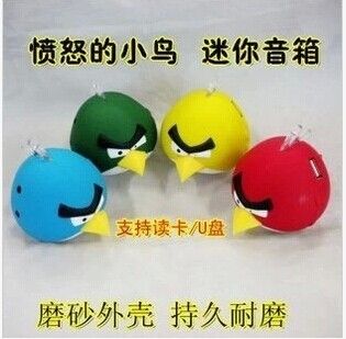小音箱（走量） 小音箱 手機 音響 便攜 迷你 插卡憤怒的小鳥音箱原始圖片2