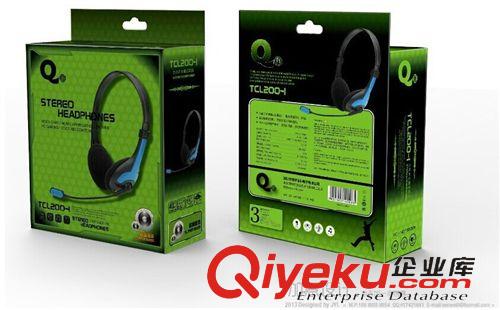 耳機(jī) zp Q派TCLE200-1 耳機(jī) 新款電腦耳機(jī) 立體聲 耳麥 游戲耳機(jī)原始圖片2