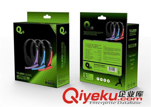 耳機(jī) zpQ派TCL E200 電腦頭戴式立體聲耳機(jī)耳麥 輕小帶麥耳機(jī)原始圖片3