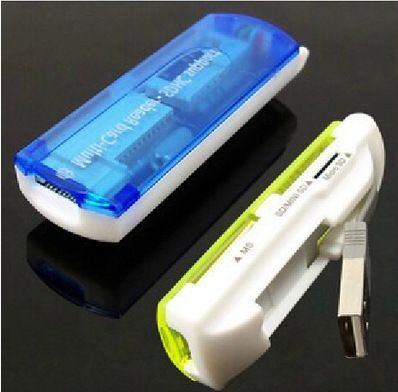 讀卡器 {wn}數(shù)碼相機(jī)USB手機(jī)MicroSD TF卡 M2卡 sd tf讀卡器多合一多功能原始圖片2