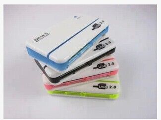 讀卡器 數(shù)碼相機(jī)USB{wn}讀卡器MMC tf sd MS M2 XD CF 手機(jī)多合一多功能原始圖片2