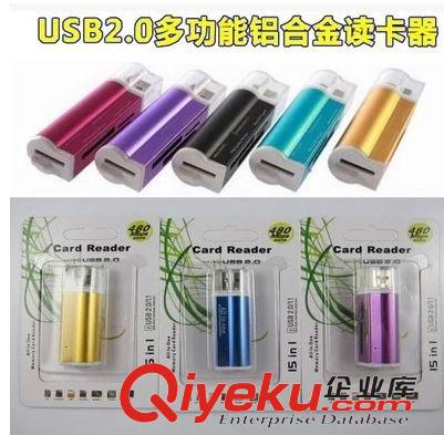 讀卡器 新品打火機(jī)鋁合金USB{wn}內(nèi)存卡讀卡器多合一tf sd多功能原始圖片3