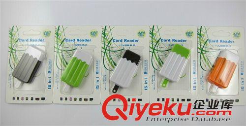 讀卡器 皮革漆數碼相機sd tf卡讀卡器 多合一USB2.0 多功能手機讀卡器