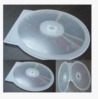 筆記本配件產品 透明白色 半圓保護 cd光盤盒 塑料原始圖片2