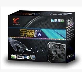 臺式機電源 宇潮400W 電源 靜音大師400 帶電源線 zp電腦電源臺式機