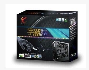 臺式機電源 宇潮400W 電源 靜音大師400 帶電源線 zp電腦電源臺式機