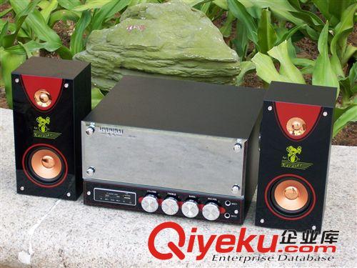 插卡音箱 專業(yè)供應(yīng) 現(xiàn)代081音箱 電腦音箱 2.1插卡音箱 新款usb音箱批發(fā)原始圖片3