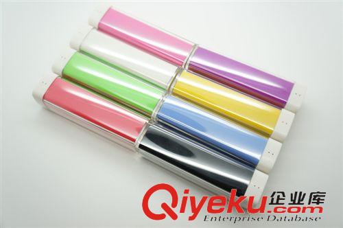 *移動電源* 廠家批園柱口紅型移動電源 手機充電寶迷你通用型 單節220mah毫安原始圖片2