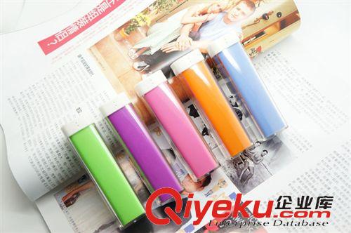 *移動電源* 廠家批園柱口紅型移動電源 手機充電寶迷你通用型 單節220mah毫安原始圖片3