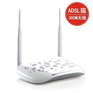 TP-Link/無線路由器 zp TP-Link TD-W89841N 300M 無線路由器 ADSL貓一體機(jī) 無線貓