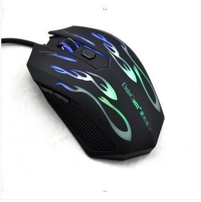 8月新品 zp 火雲(yún)邪神 U9 USB 6D鼠標 超炫酷呼吸燈 專業(yè)游戲鼠 發(fā)光鼠標原始圖片2