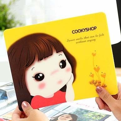 鍵盤/鼠標(biāo) Cookyshop餅干女孩鼠標(biāo)墊原始圖片3