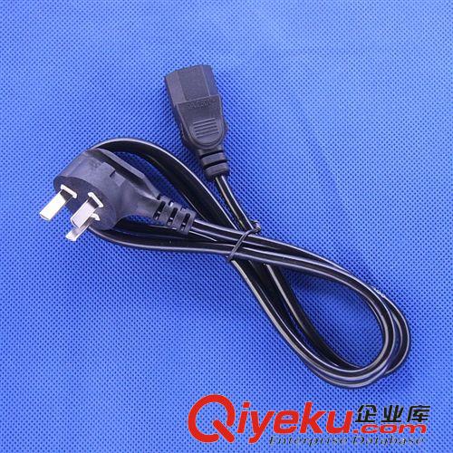 USB音箱 原裝國標(biāo)電腦主機(jī)顯示器電源線品口三孔 1.5米銅芯直插 電飯鍋線原始圖片3
