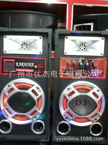 精品推薦 廠家直銷 6寸帶EQ插卡有源音箱帶FM 創意插卡音箱