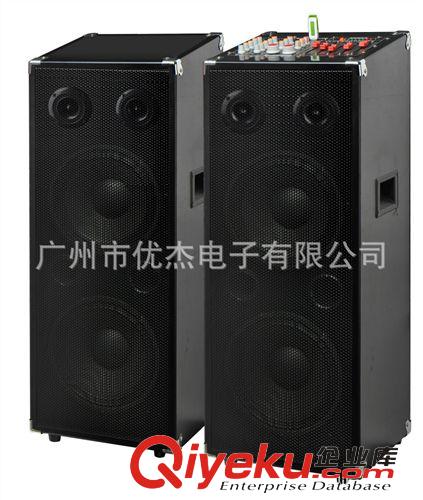 15寸大功率有源专业舞台音箱 厂家供应 大功率有源插卡收音机音箱 15寸有源舞台音箱