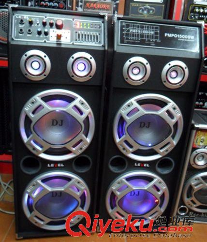 雙十寸大功率有源專業舞臺音箱 供應yoje雙十寸專業舞臺有源音箱 高質量有源落地音箱