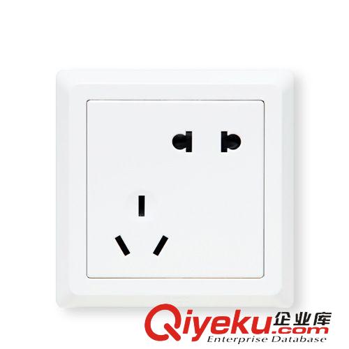 1元{qg} 【1元購(gòu)】 ABB插座 德逸系列/白色/墻壁五孔插座 AE205;10072400原始圖片2
