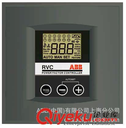 低壓電網(wǎng)質(zhì)量 ABB功率因數(shù)控制器RVC-10(110V-440V);10061007