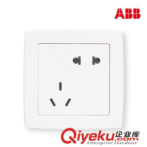 開關插座 【包郵】【ABB插座】德韻系列/白色/五孔插座 AS205;10058037原始圖片2